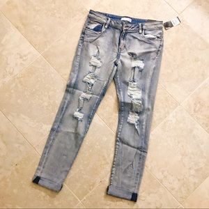 NWT- BP- Ripped Boyfriend Jeans